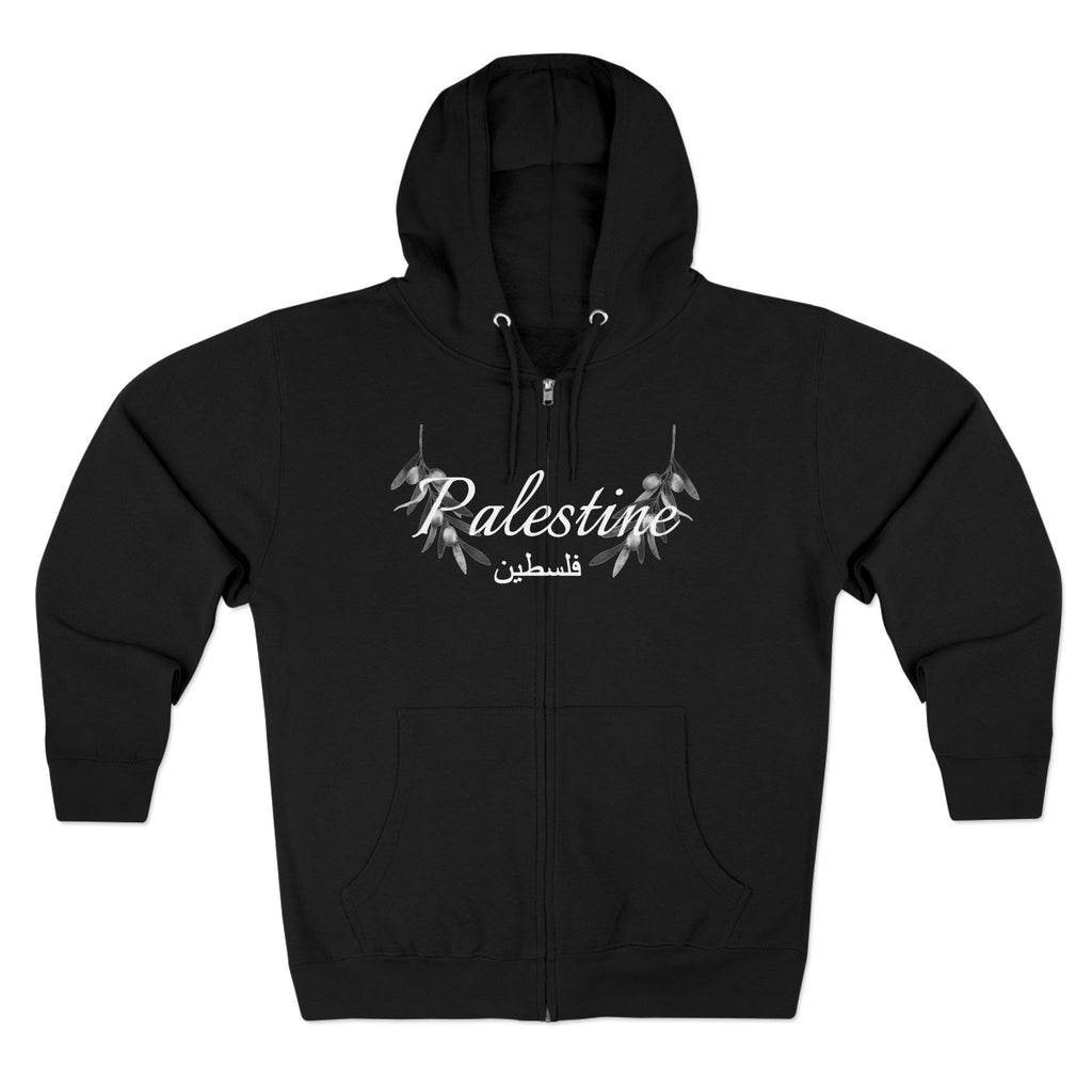 Palestine Unisex Zip Hoodie - Stylish & Comfortable